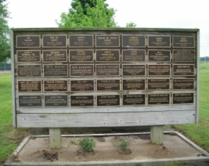 Image of the Sikeston Parks Honors Board.